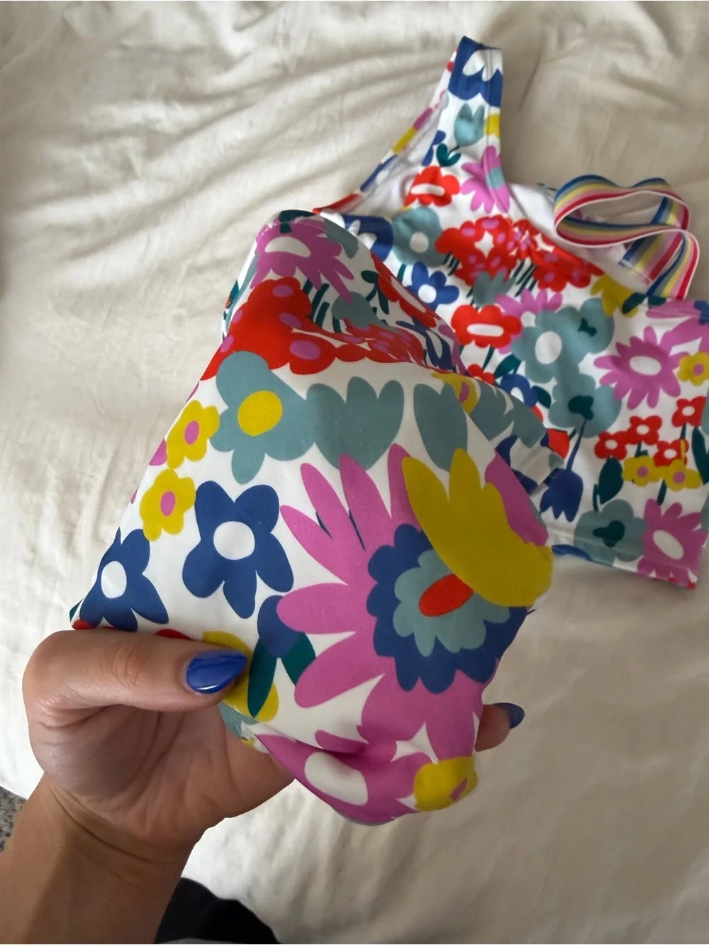 Hanna Andersson floral swimsuit